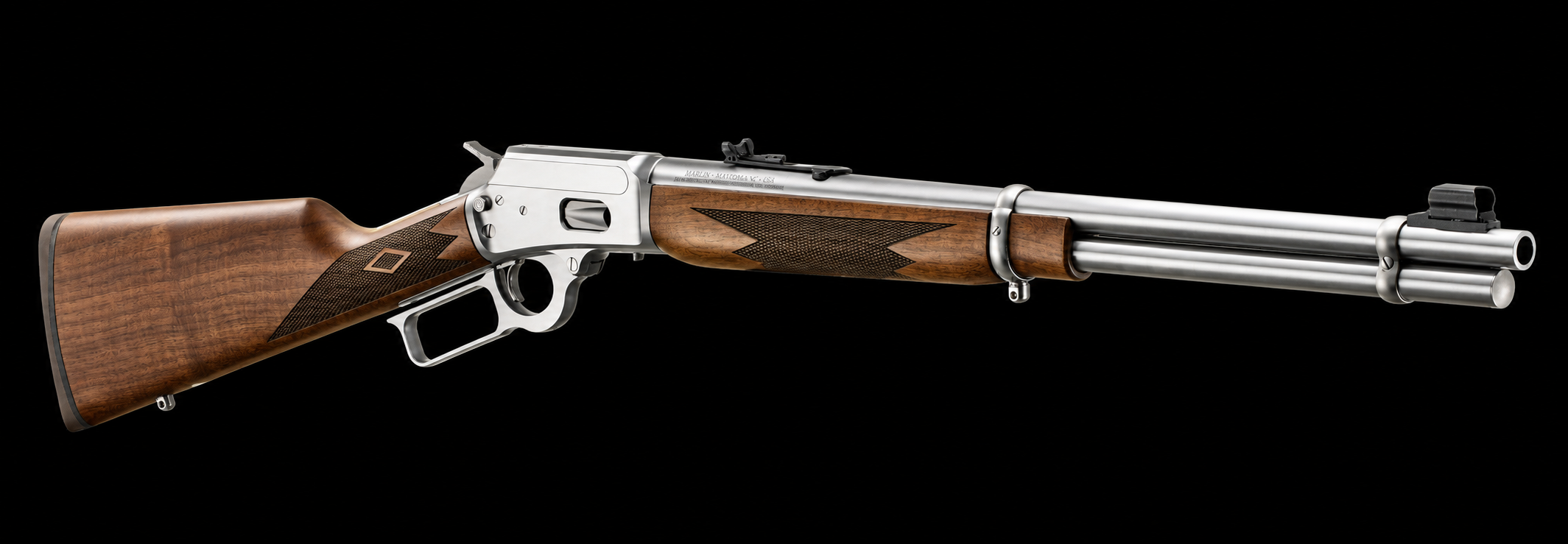 Lever-action rifle at Stateline Gun Exchange in Emmitsburg, Maryland