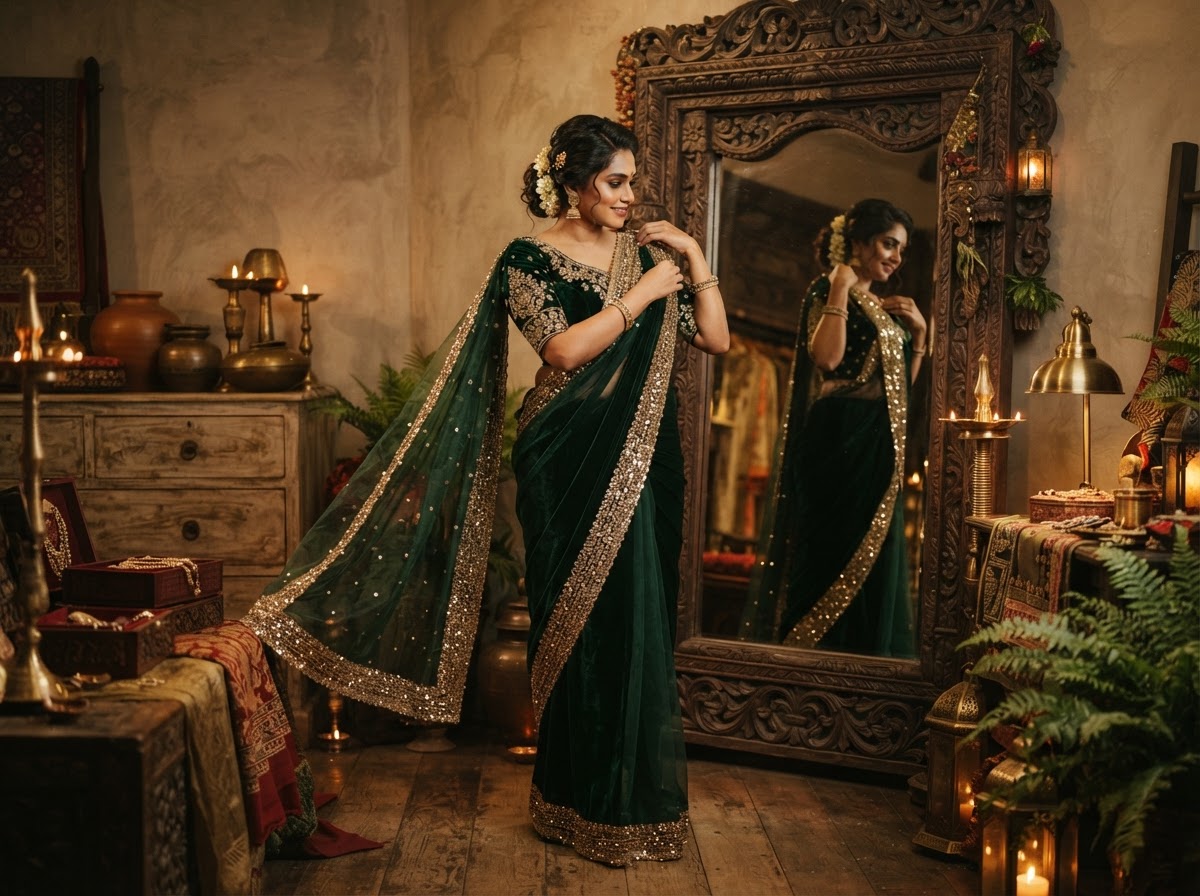 Wemade Saree Blouse Fitting & Styling