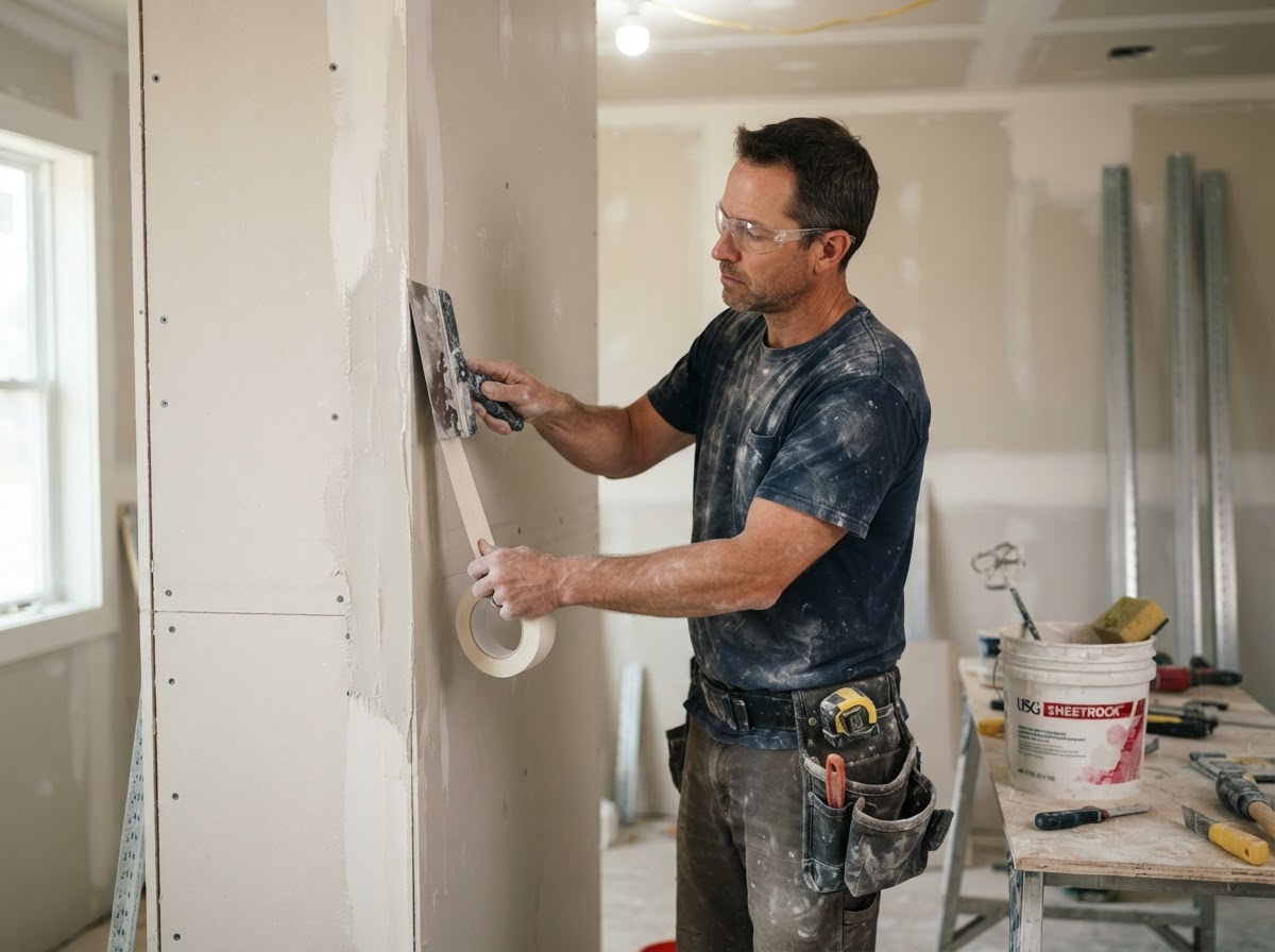 Drywall taping and mudding joint compound Ottawa