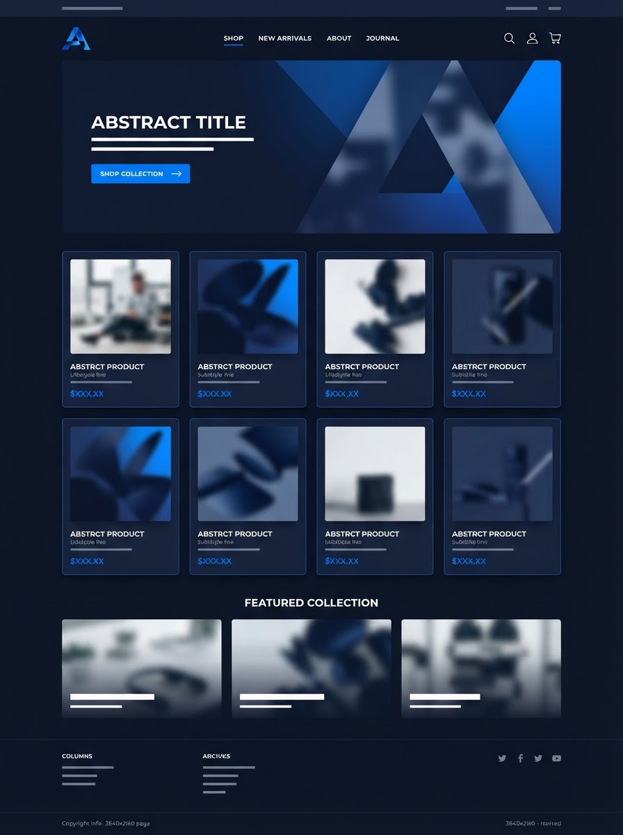 Online Store template preview