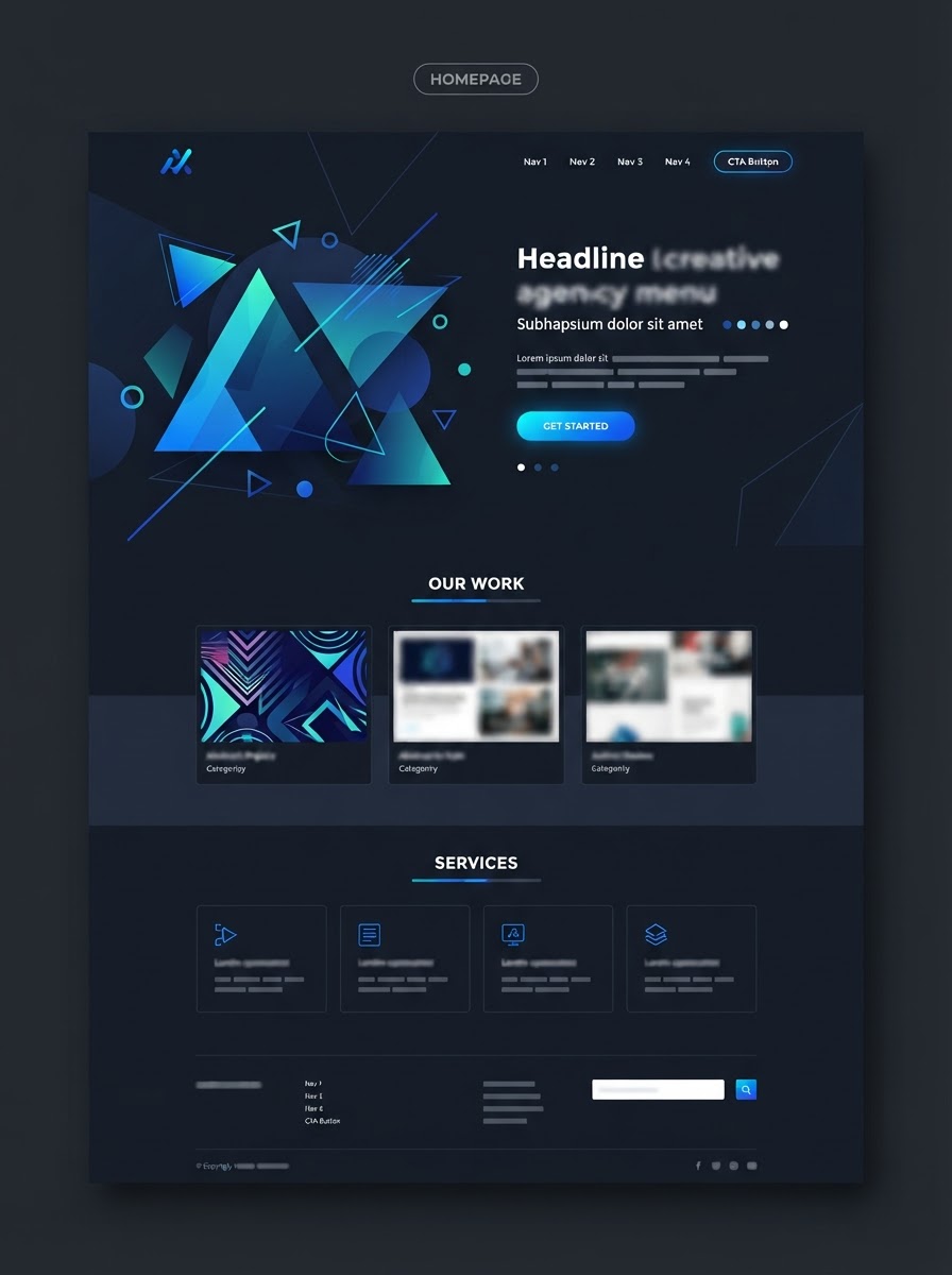 Creative Agency template preview