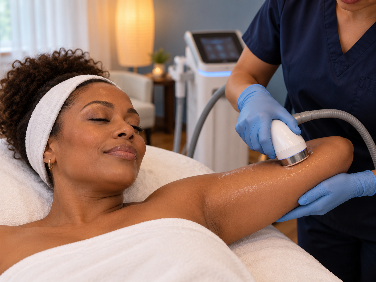 Skin tightening and texture smoothing treatment at Body Lyft System Carmel