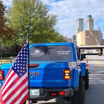 Justin Voyles Agency vehicle and community presence