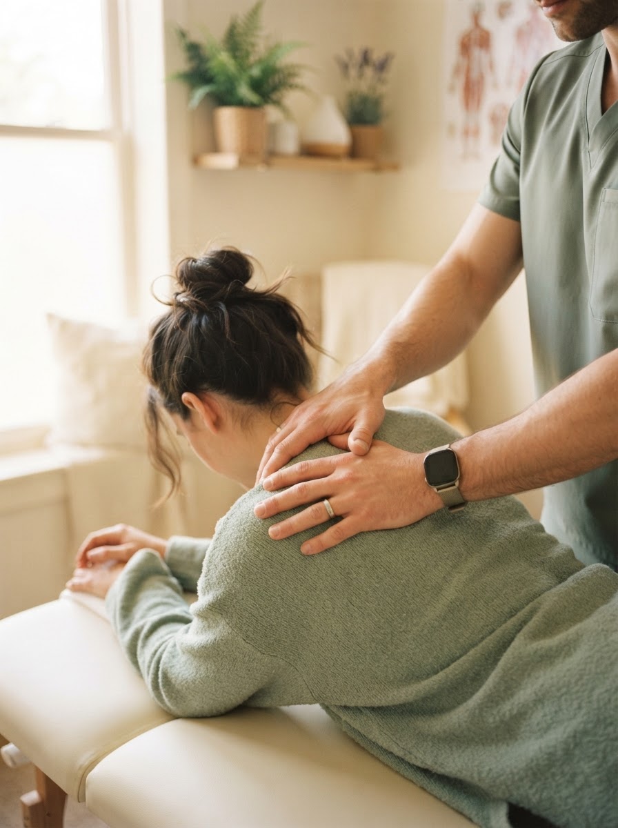Chiropractic adjustment at Canham Chiropractic