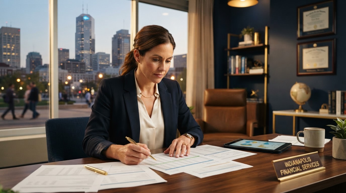 Business owner reviewing insurance coverage