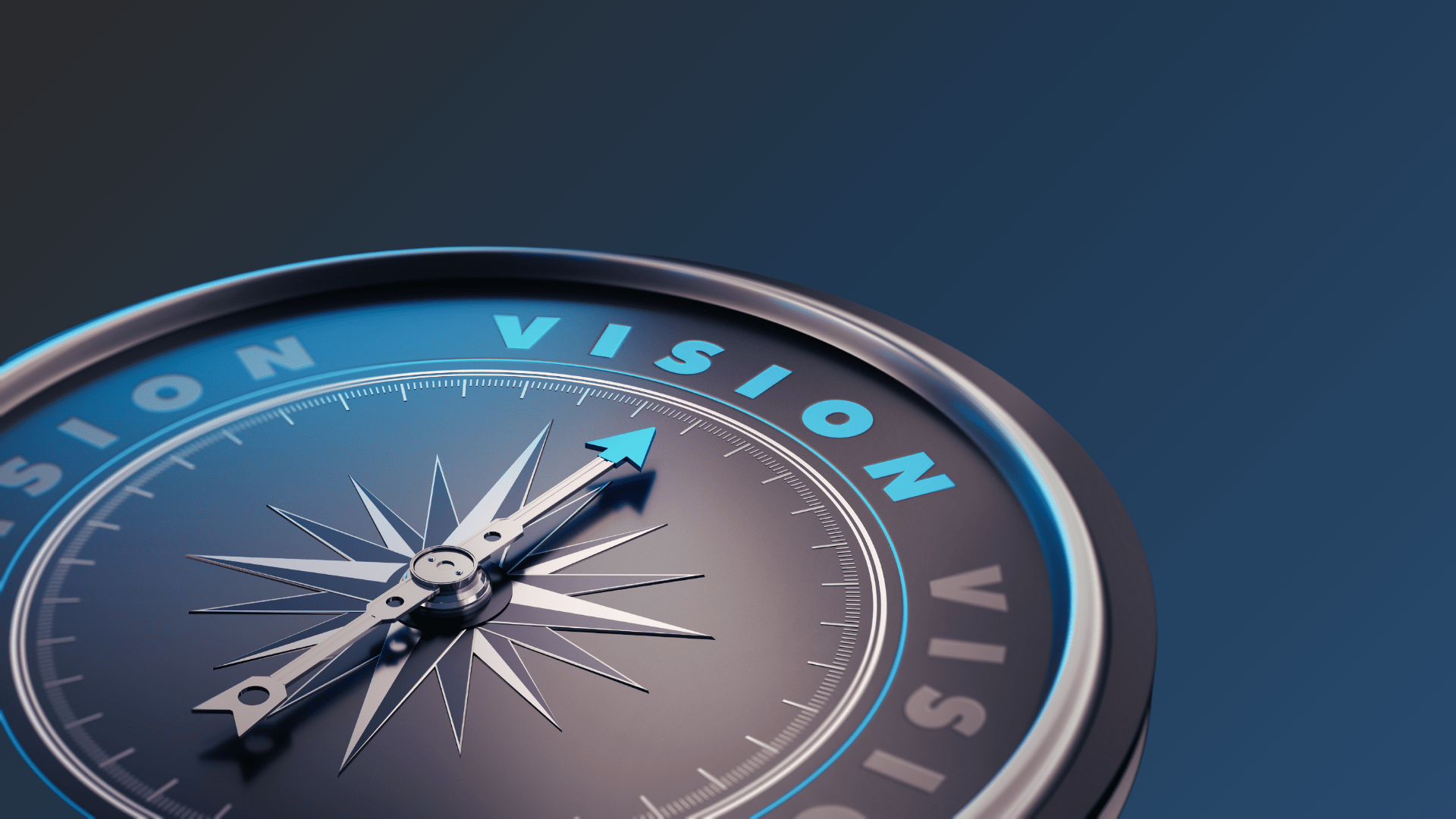 Compass pointing towards Vision — Why Coaching