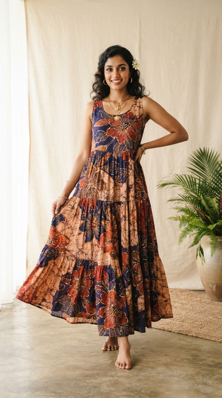 Florals that bloom in wax & dye