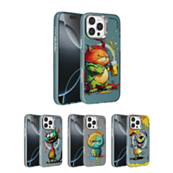 Animal & Graffiti Print Wireless Charging Magnetic Case
