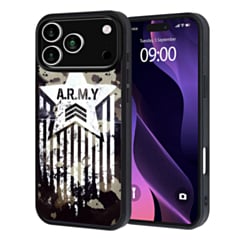 Hard PC Rear / Soft TPU Colorful Border Case with Ring Holder