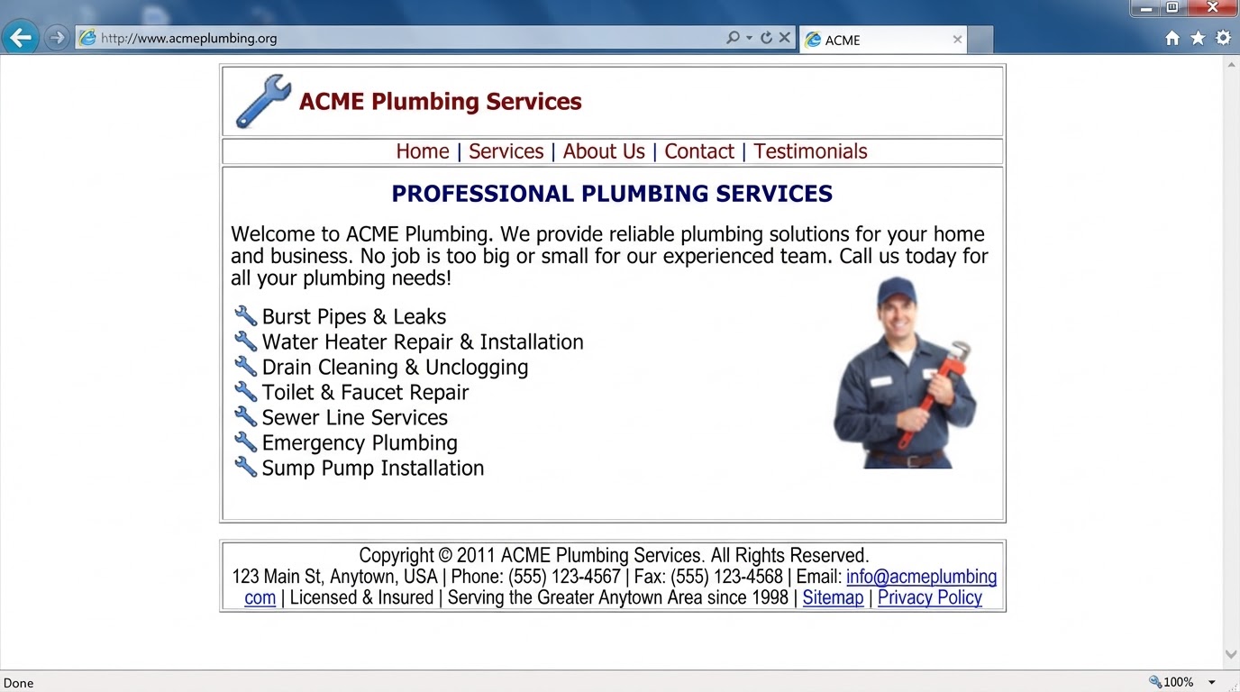 Before website