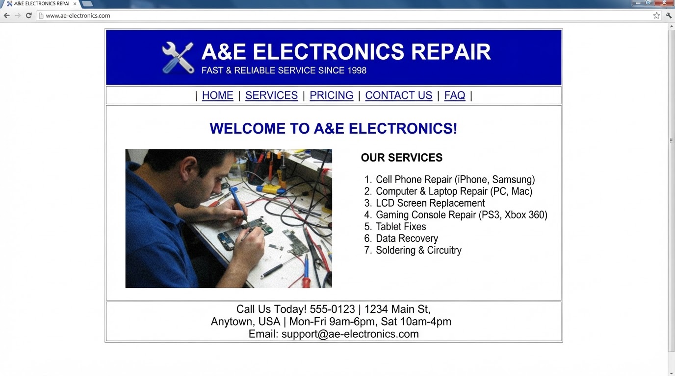 Before website