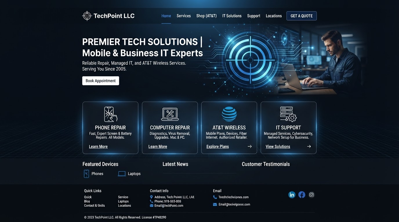 After website build