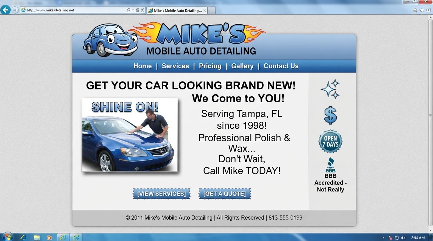 Before website