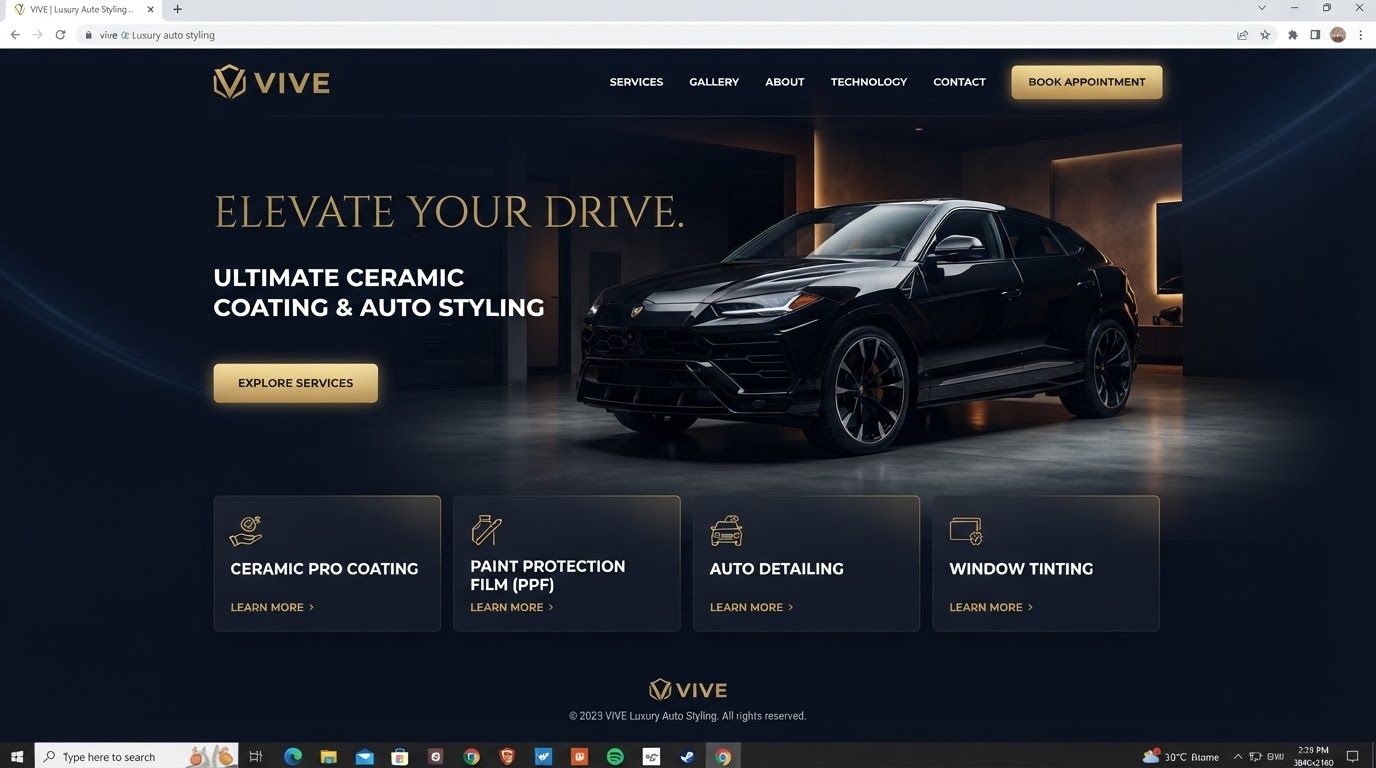 After website build