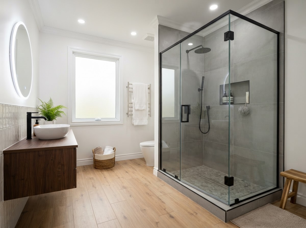 Gladewater Master Shower