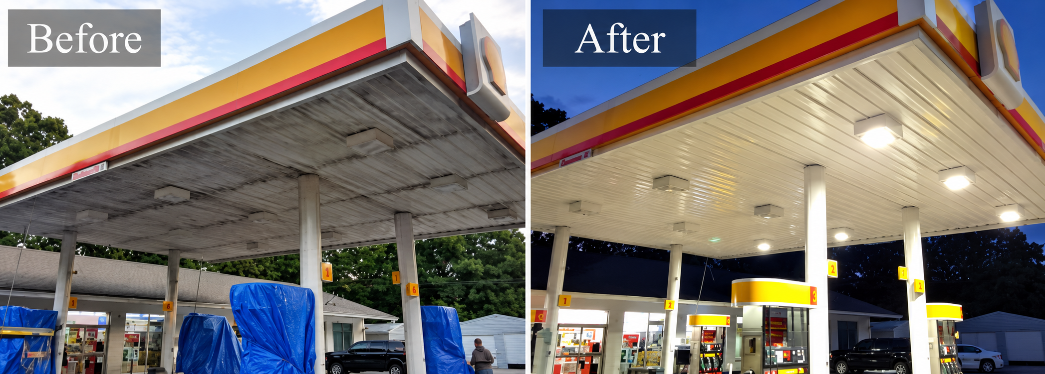 Commercial Canopy & Service Station