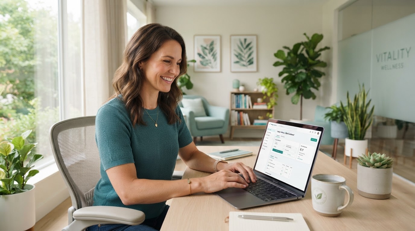 Health coach using SuiteMB to grow their practice