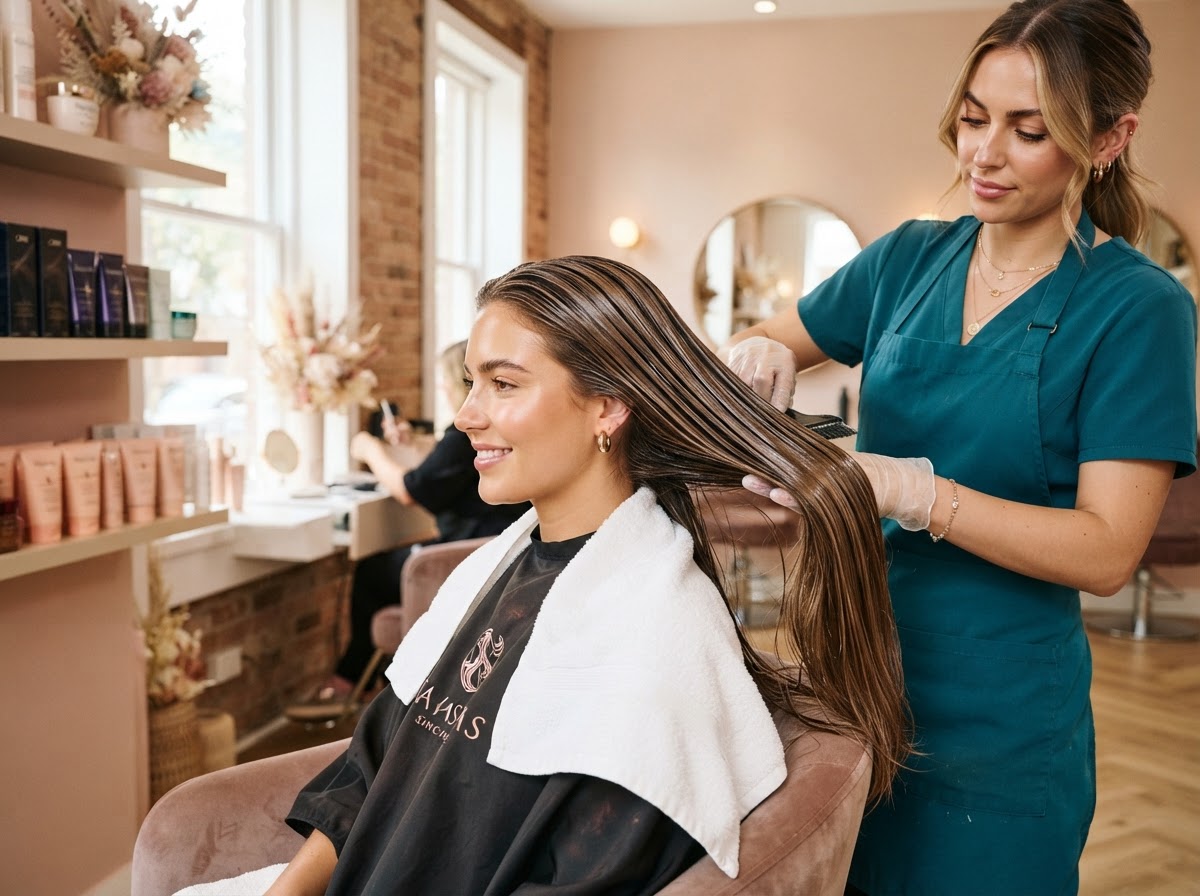 Hair Treatment at Luna Glow Studio