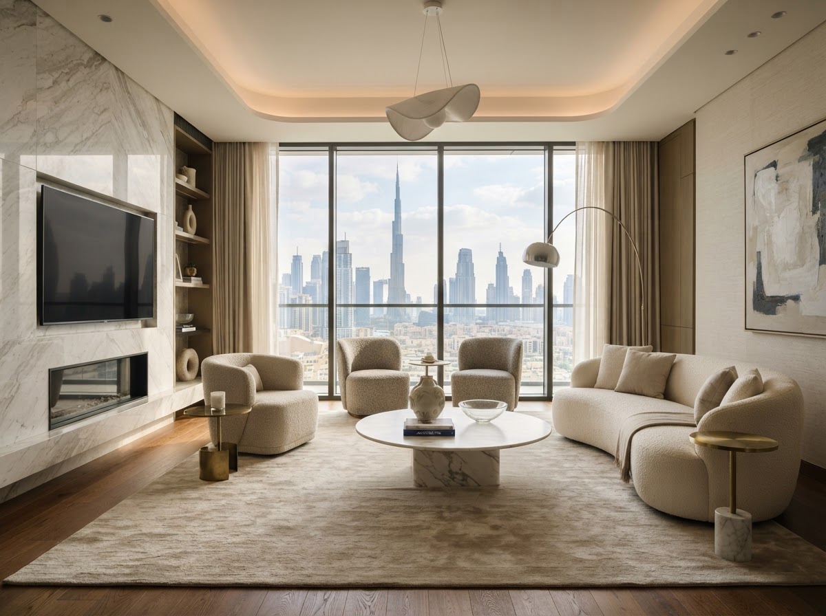 Interior of a VERSO Meydan 1 apartment