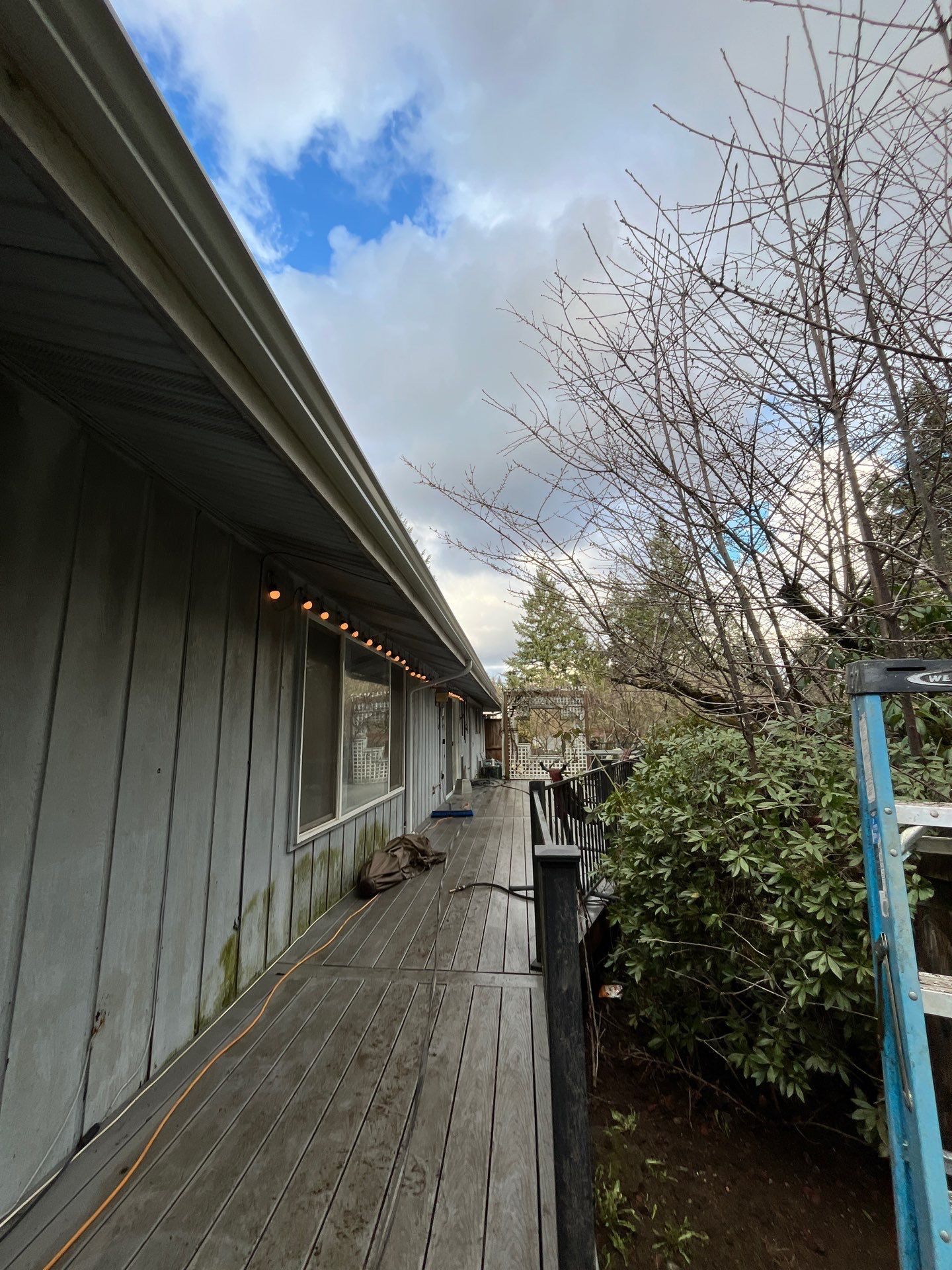 Detached, Leaking Gutters to Heavy-Duty Seamless System — completed