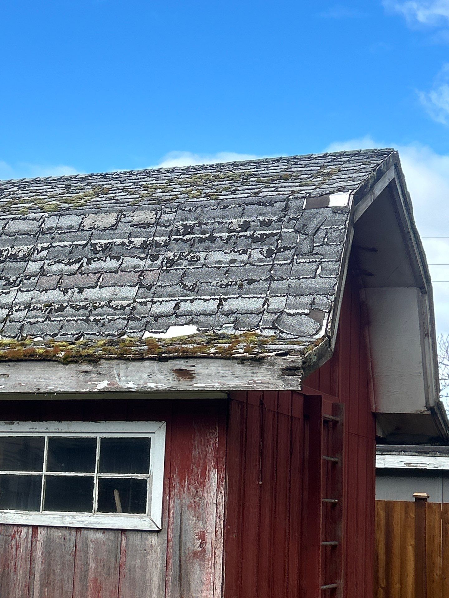 Complete Roof Tear-Off & Decking Rebuild — before