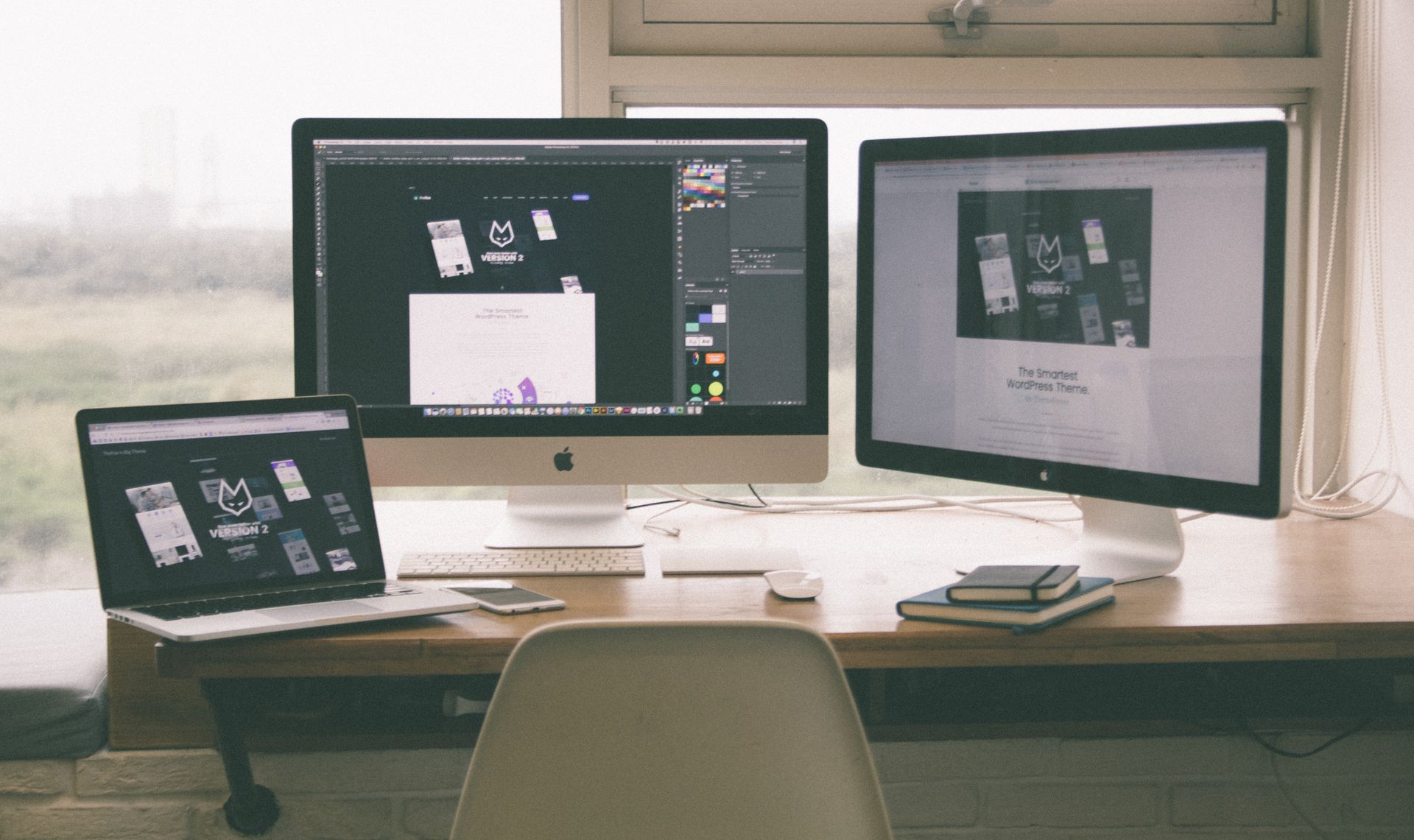Espacio de trabajo y diseño web de NØRDICA en Madrid