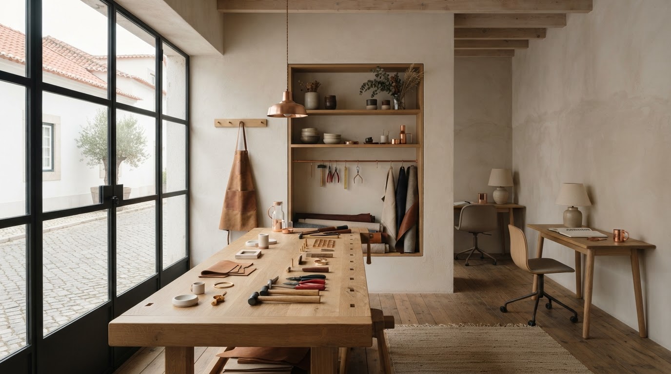 Espaço de trabalho contemporâneo da Costa & Ruela