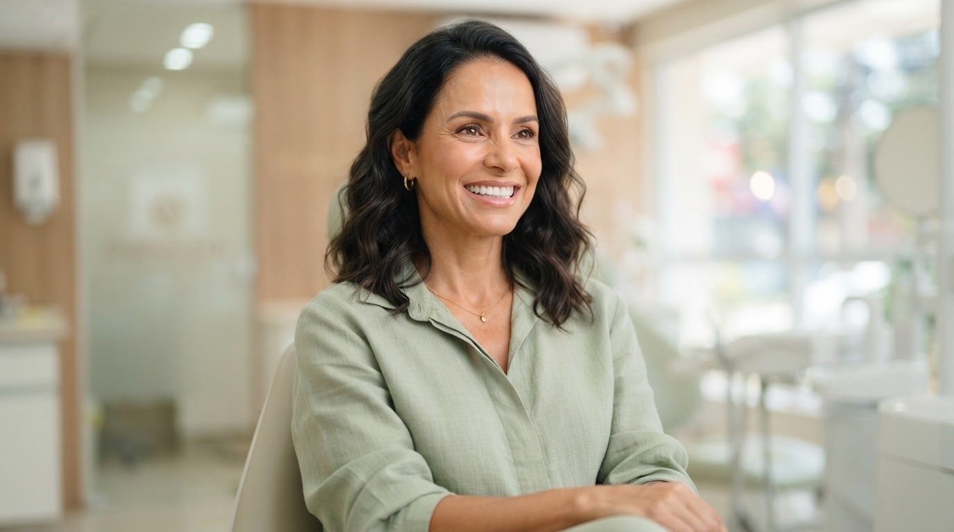 Sorriso natural e acolhedor na COEI Odontologia