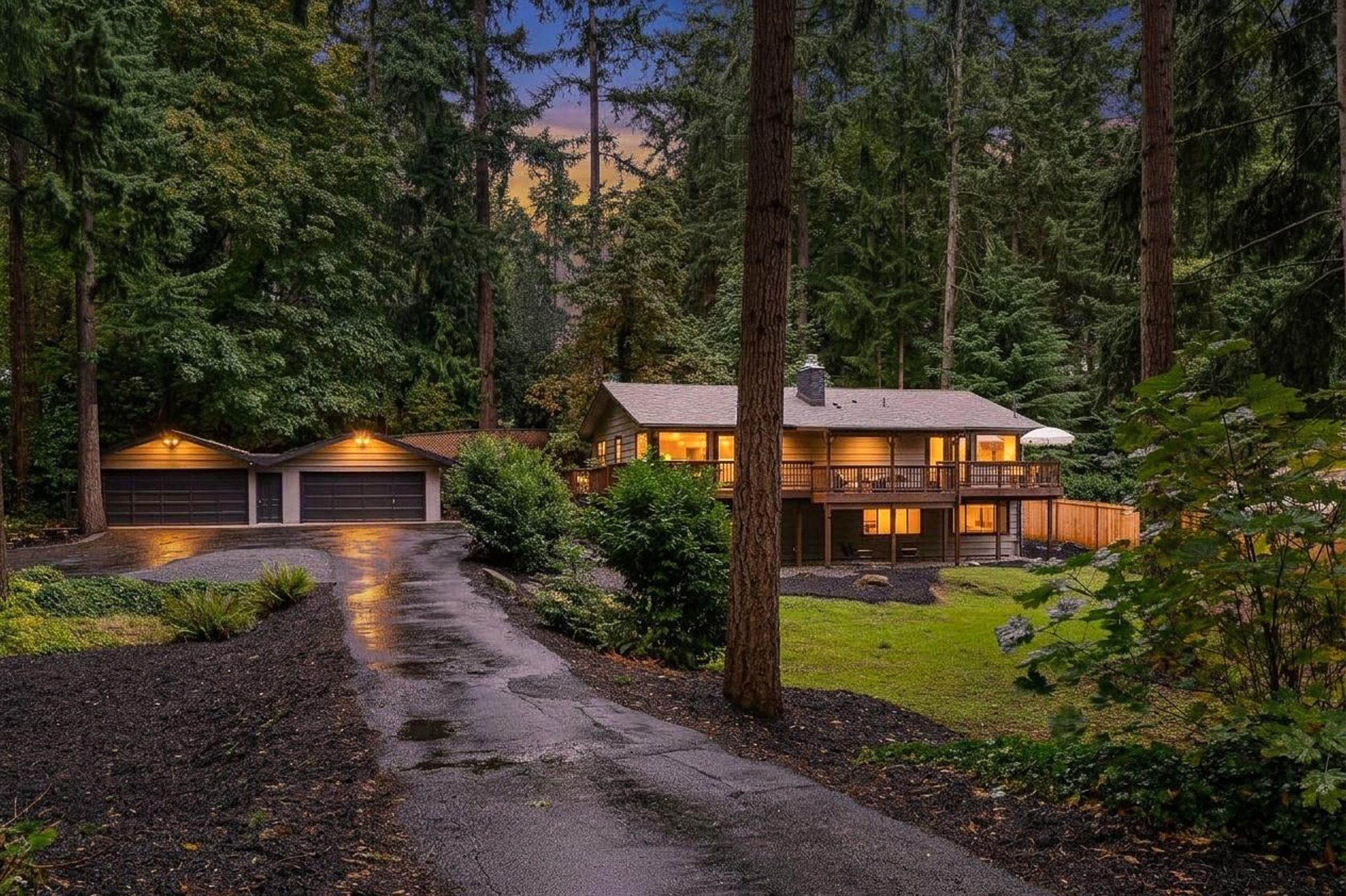 The Cove Life residence at twilight