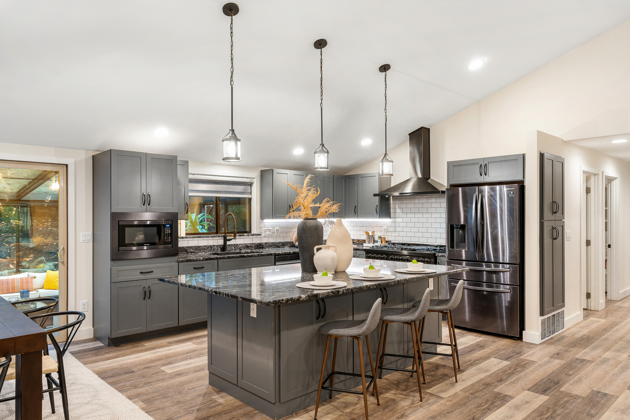 Two kitchens — one for everyday, one for everything else.