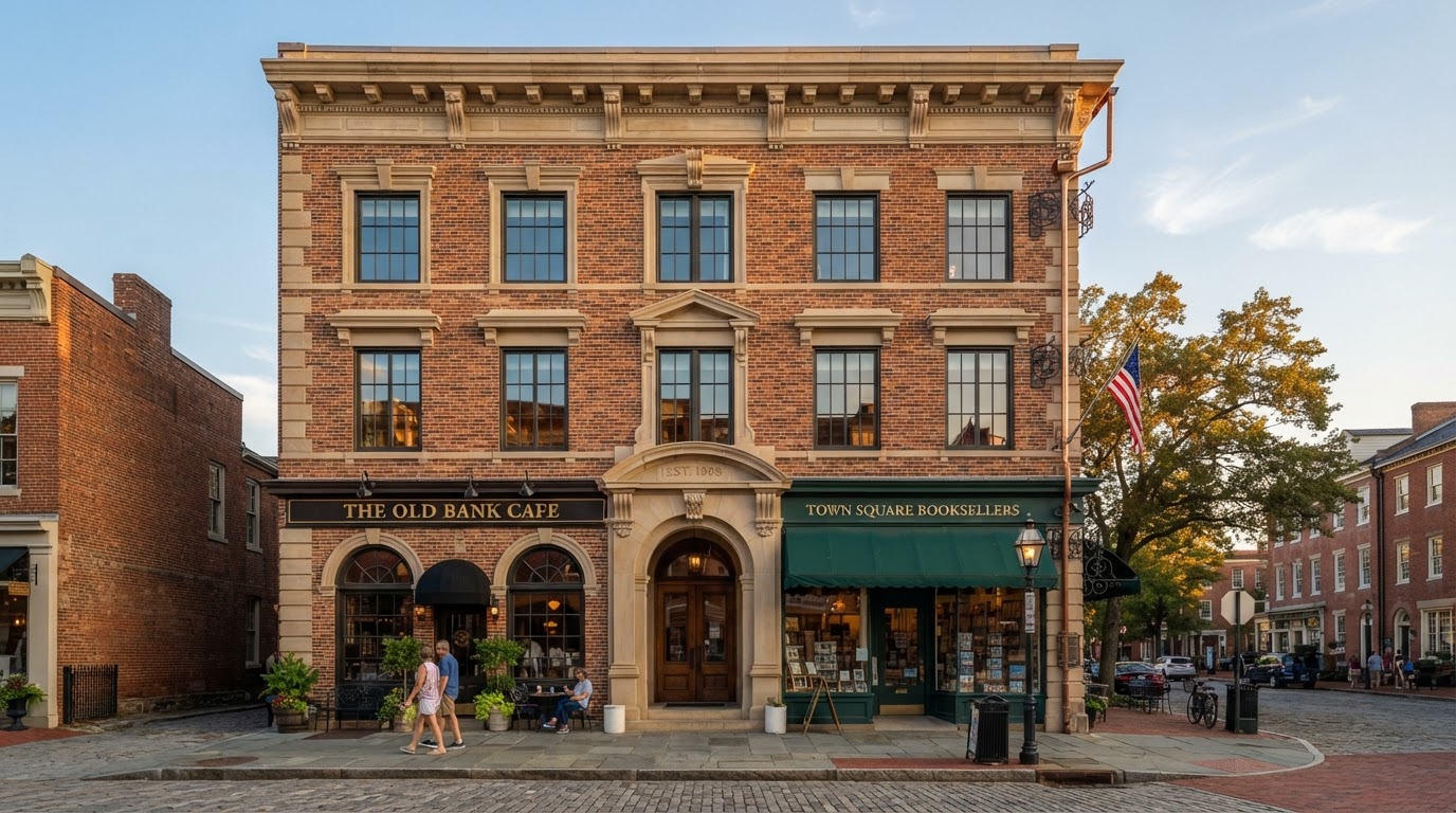 Historic building facade restoration