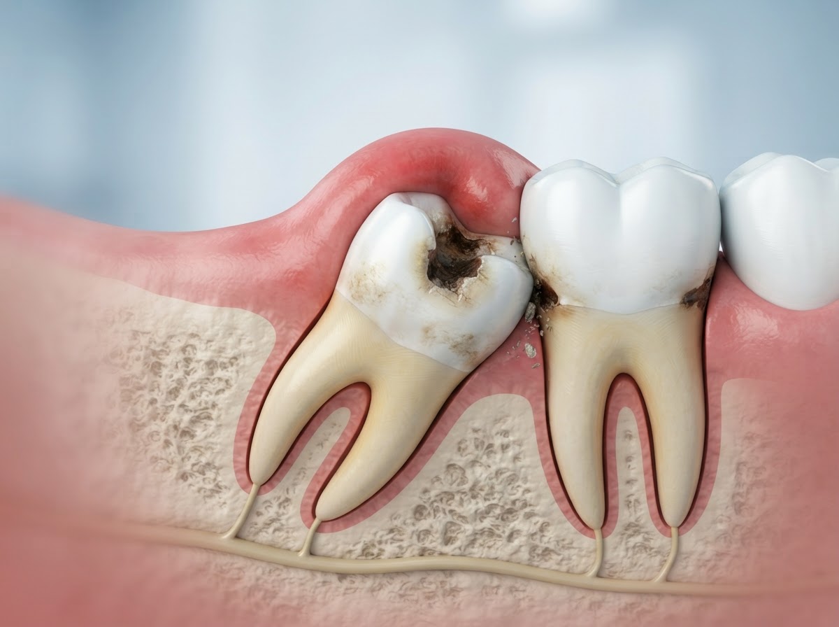 Wisdom tooth cavities symptoms and treatment