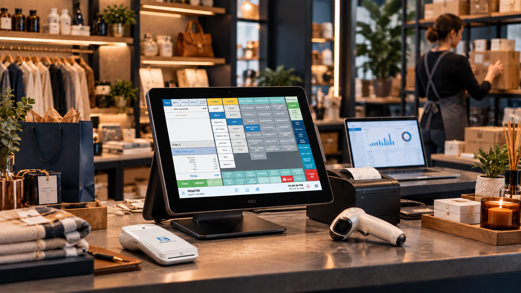 Exatouch in a Retail environment