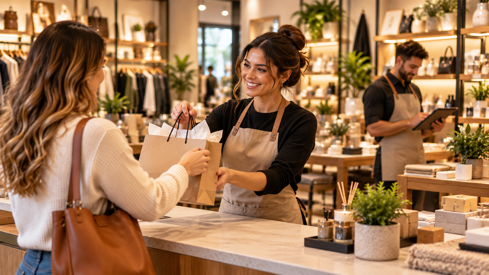Customers & Team specialty retail operations with Visual Retail Plus