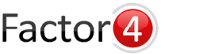 Factor4 logo