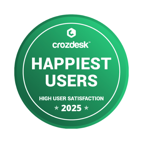 Crozdesk Happiest Users – 2025
