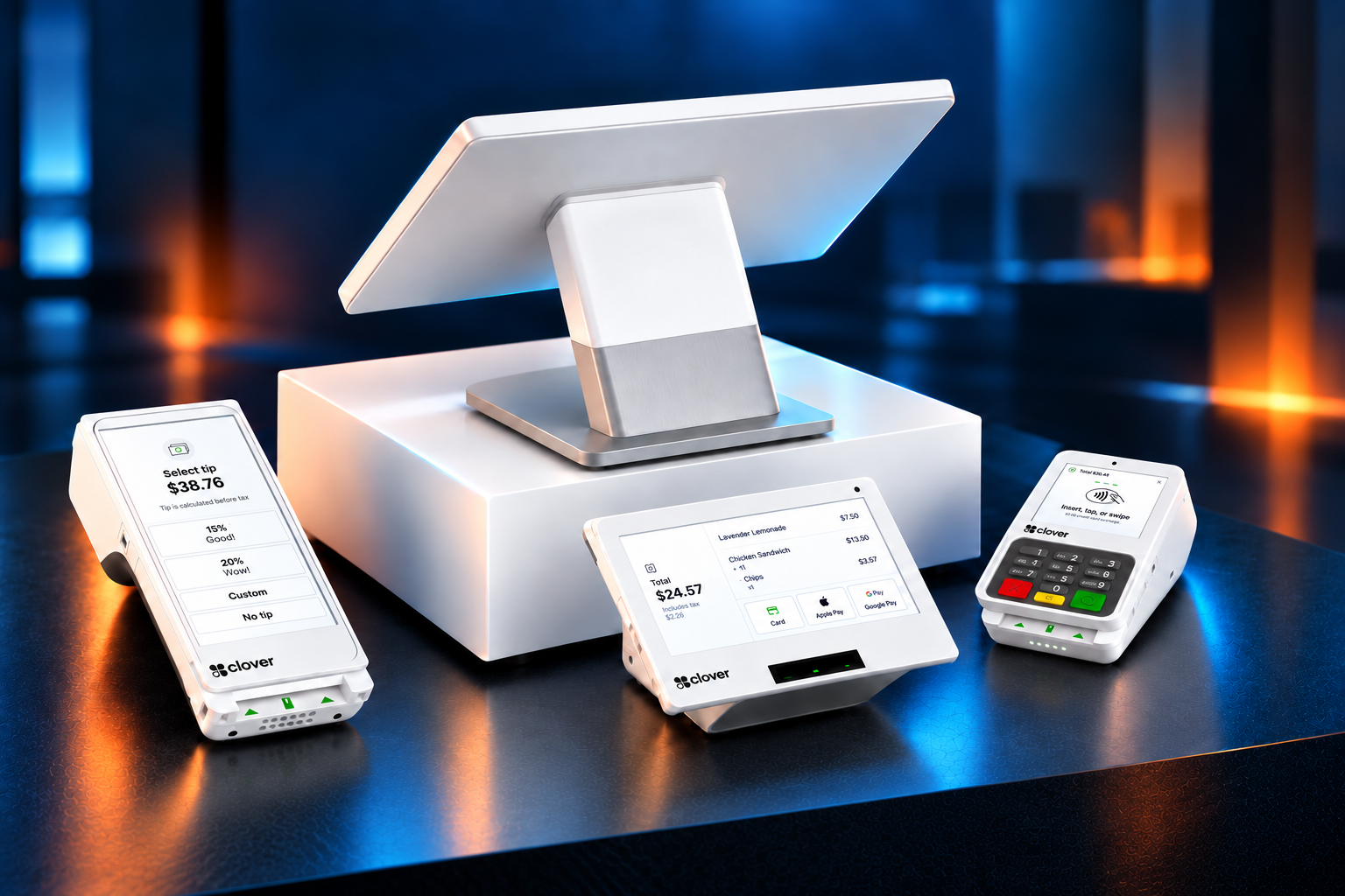 Clover POS hardware in a modern business environment