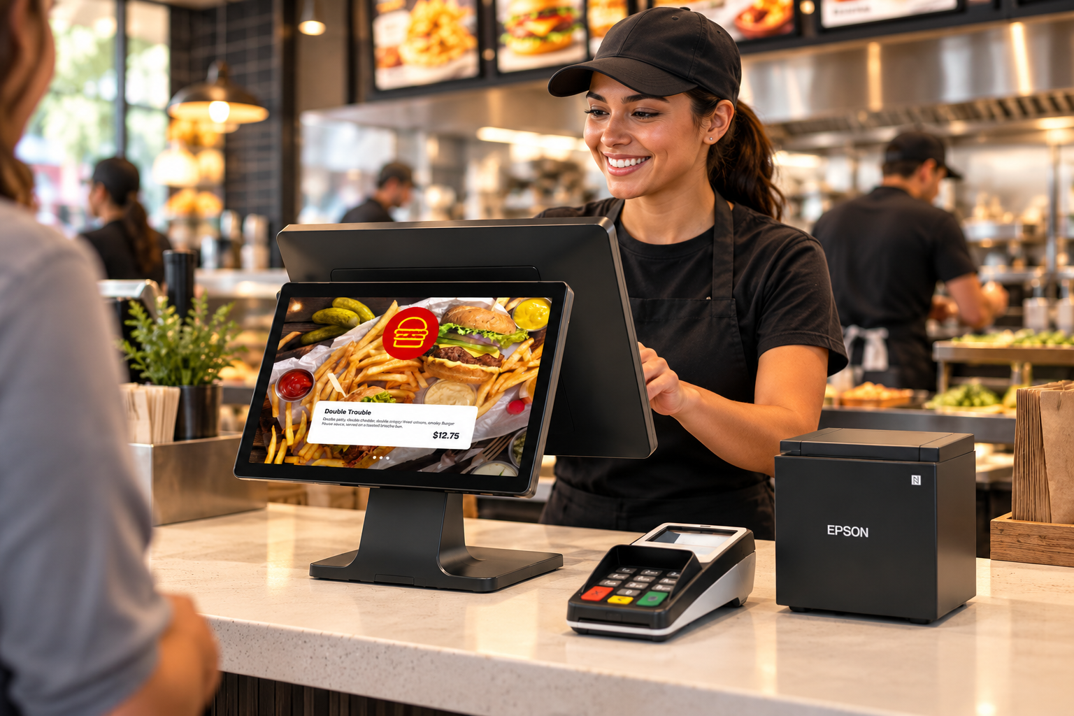 TableTurn quick-service restaurant POS station