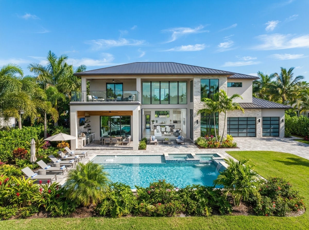 Contemporary Villa with Lanai in Lake Nona, Florida