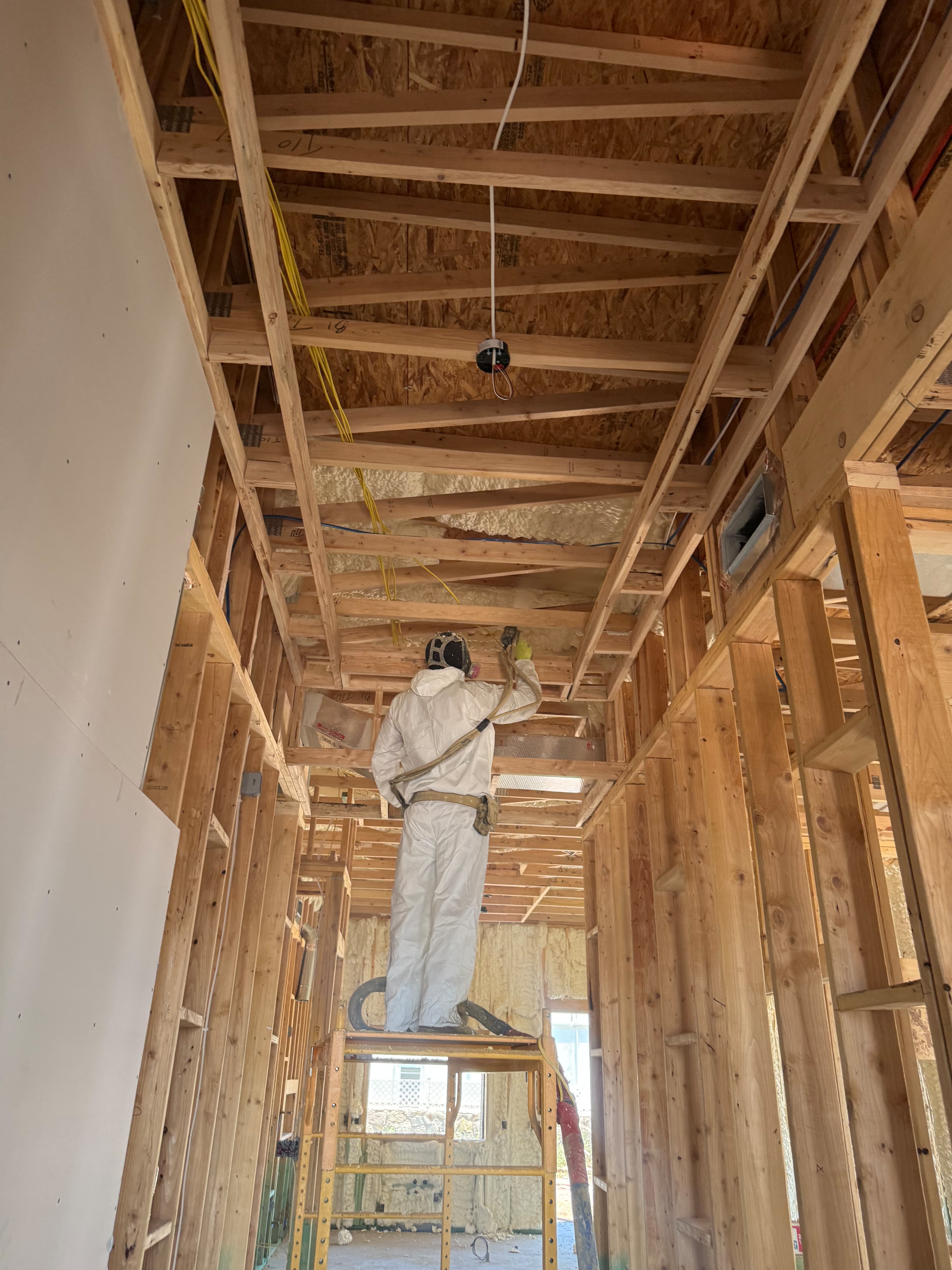 High-Efficiency Spray Foam Application