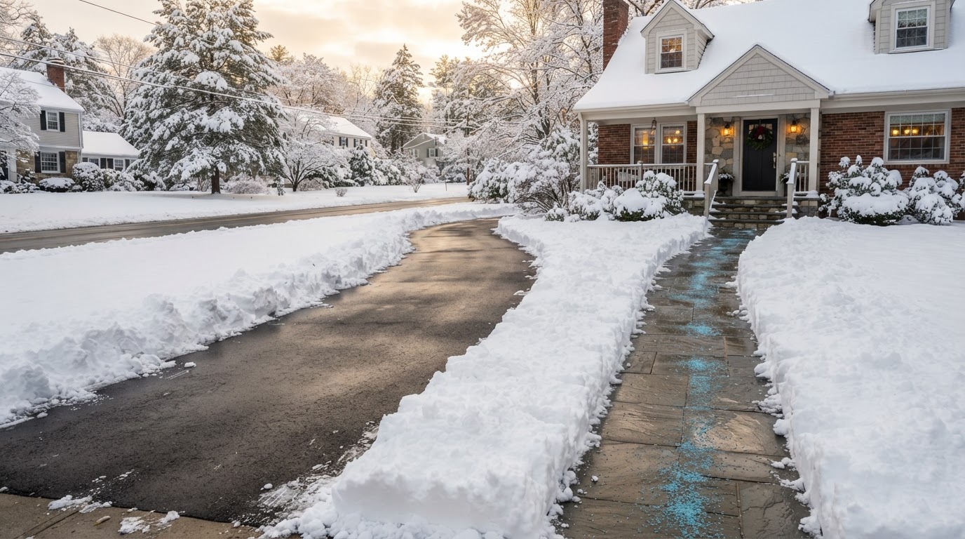 Seasonal Snow Removal — Driveway & Walkway in Millersburg