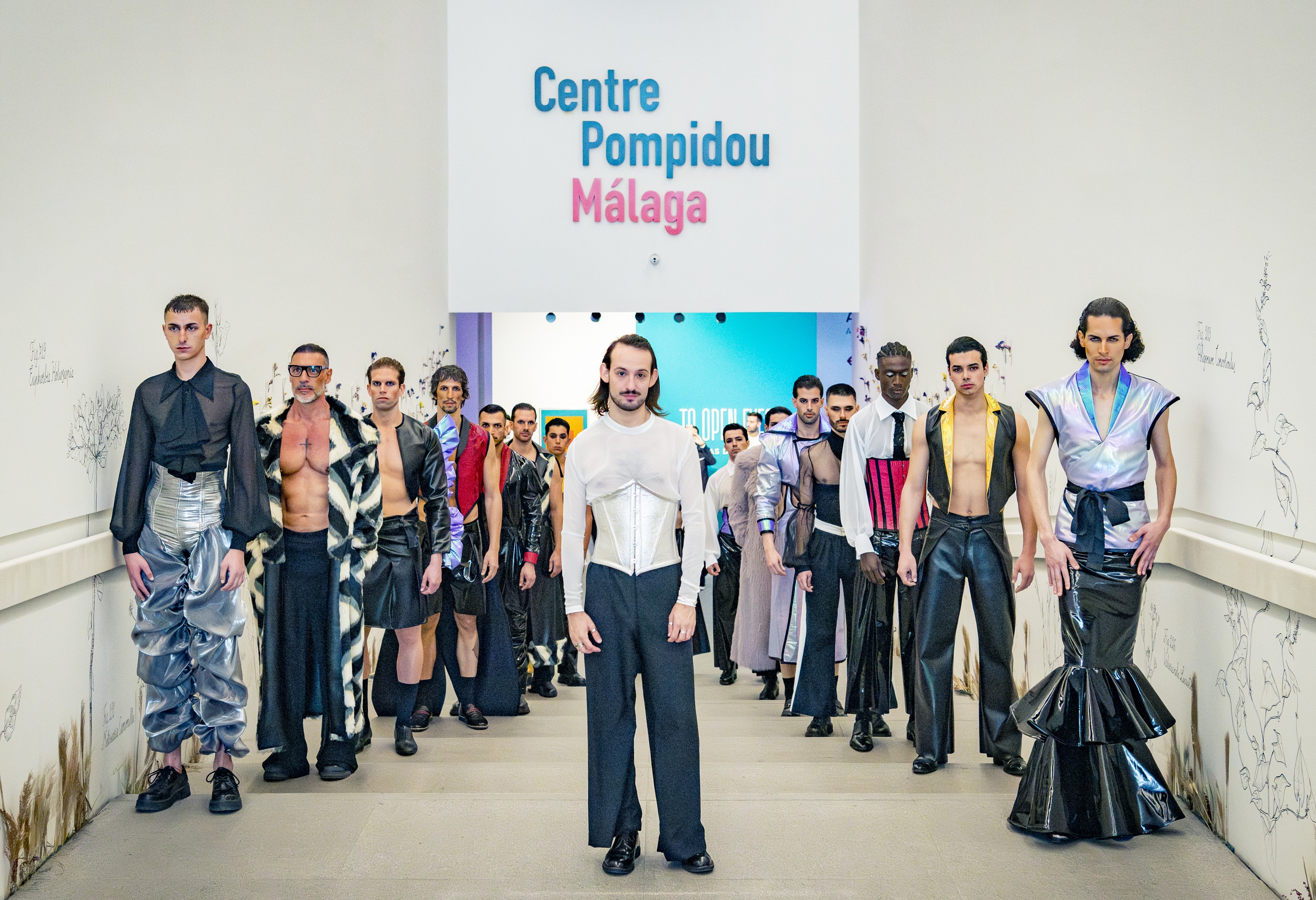 Desfile oficial en Centre Pompidou Málaga de ELLOS Muestra Moda Masculina