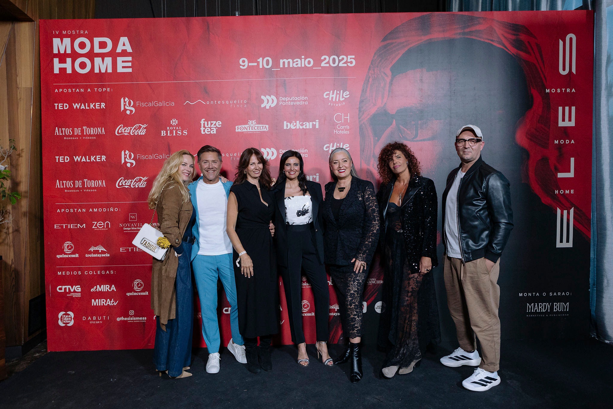 Photocall oficial de patrocinadores e invitados en ELLOS / ELES Mostra Moda Home