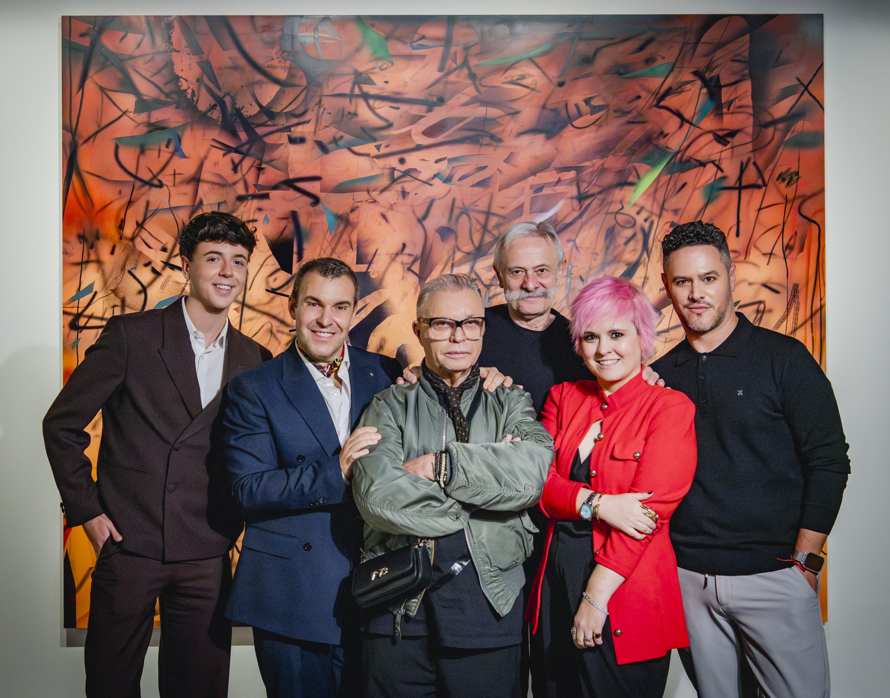 Diseñadores, invitados de honor y equipo artístico en ELLOS Muestra Moda Masculina