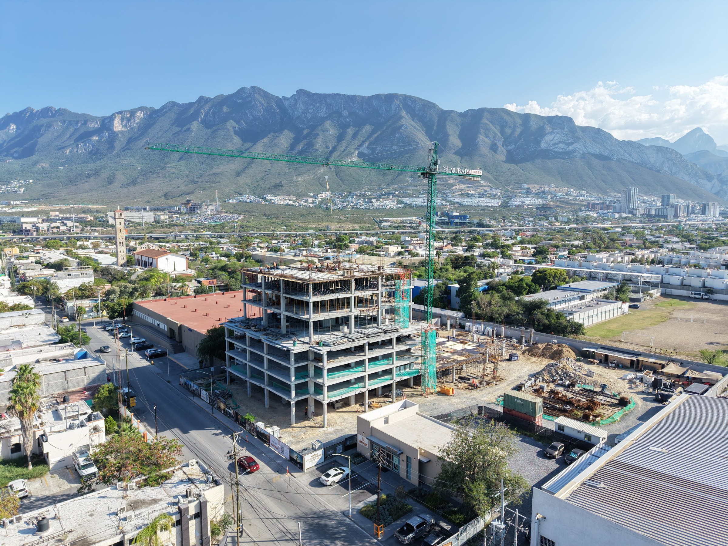 Avance real de obra de Nubara en La Fama, Santa Catarina