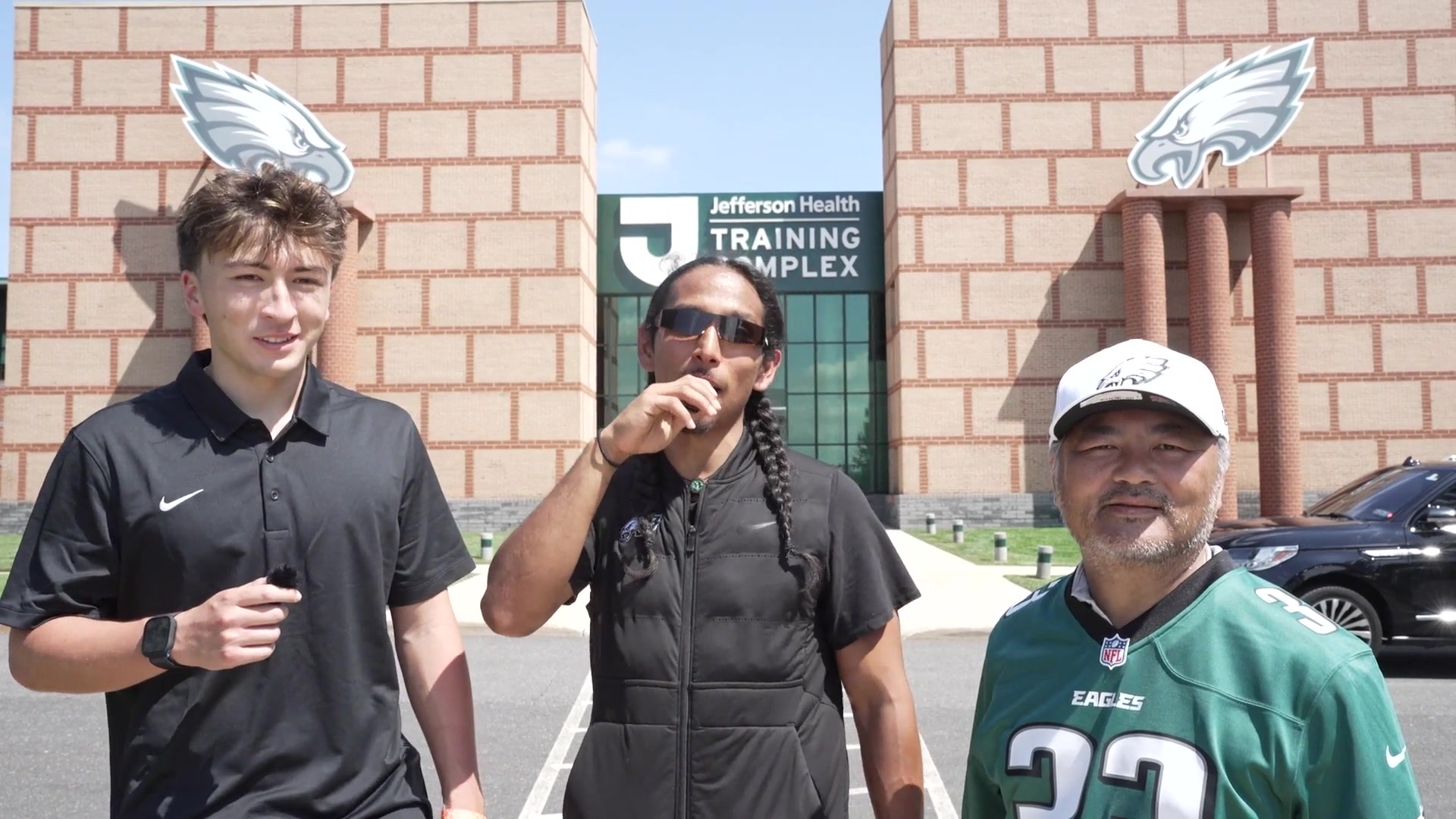 EA Legacy filming and athlete engagement at practice