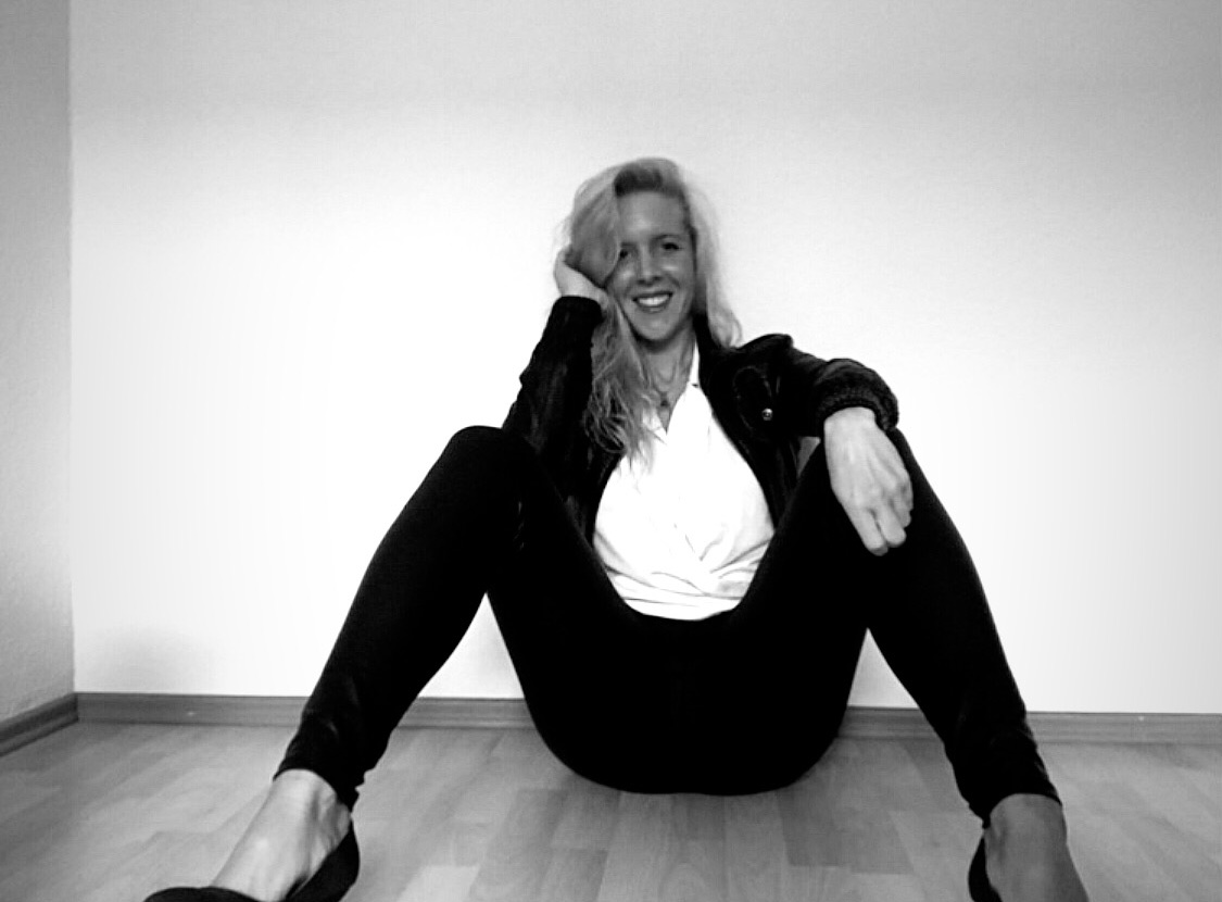 Jennifer Beck — Schwarz-Weiß-Foto