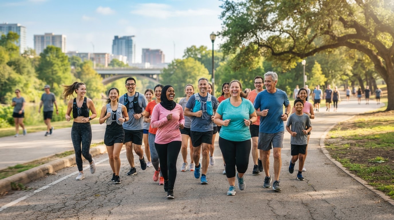 Community wellness and healthy active lifestyle
