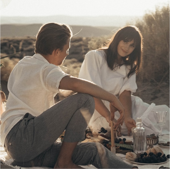 Intimate celebration portrait