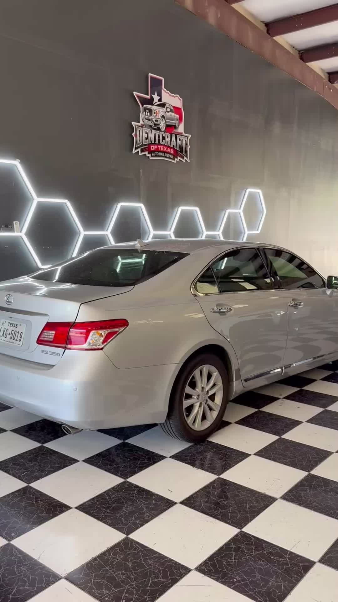 Before & After — A Dent That Disappears